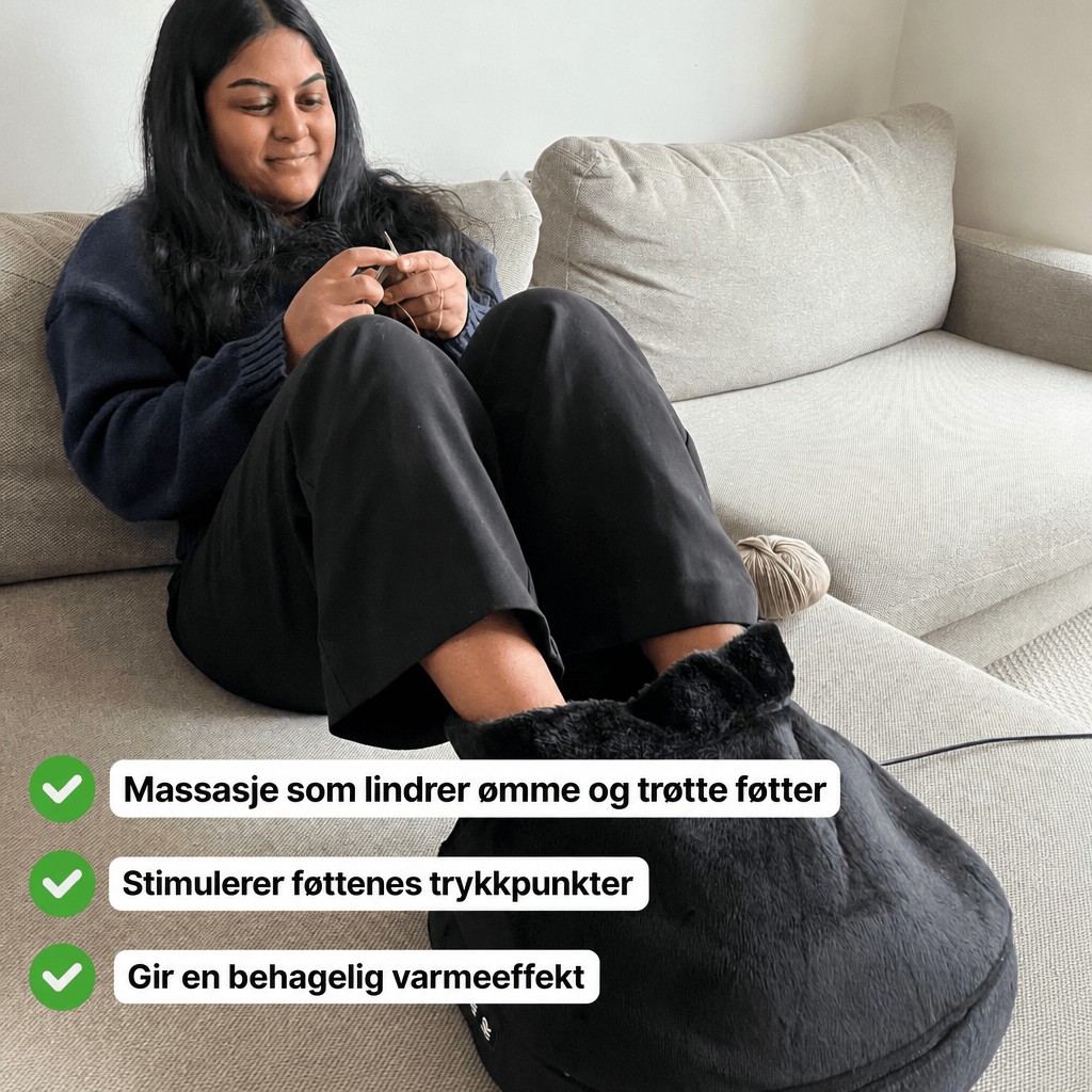 CozyFeet™ – Elektrisk varme og massasje for føttene dine - AVABeauty.no